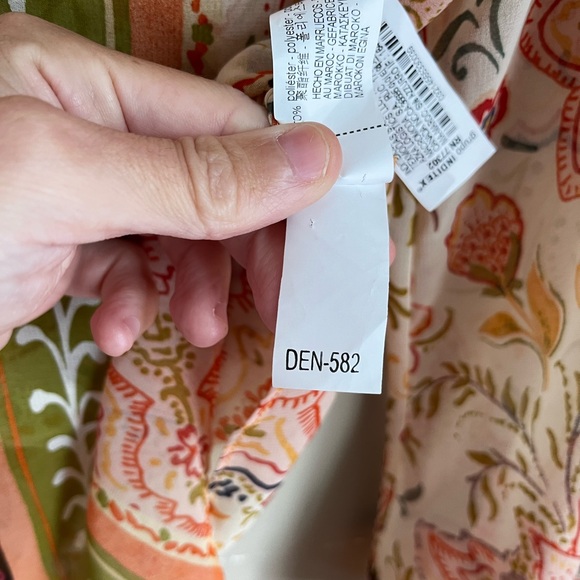 Zara Women’s Front Tie Blouse, Medium - Picture 7 of 8